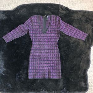 Marciano Purple & Black Dress; Size S